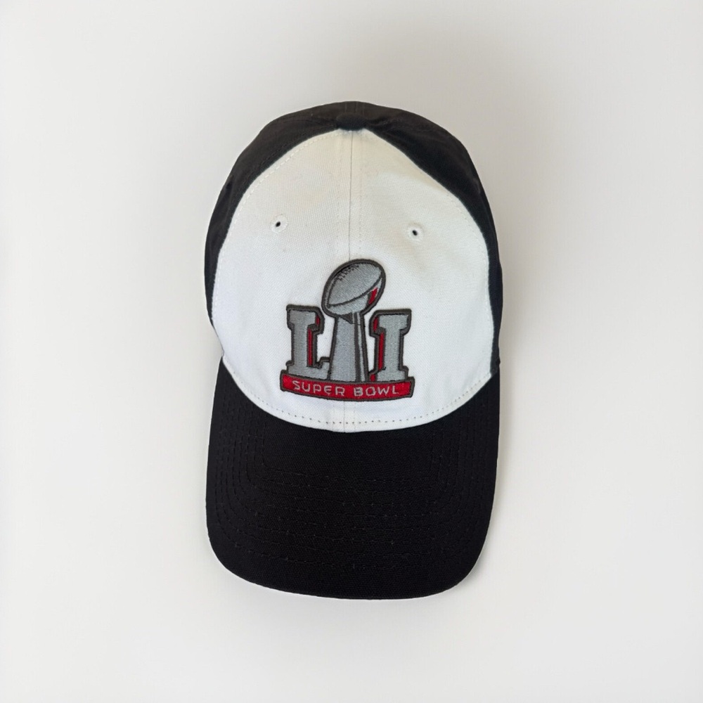 Super Bowl LI NFL New Era Cap Hat Black White One Size Embroidered Logo, NWOT